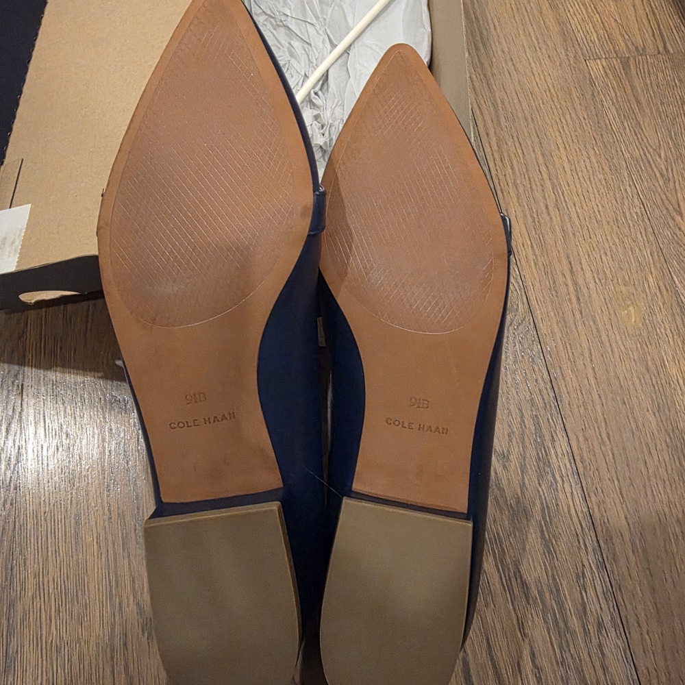 BRAND NEW Cole Haan Women's Blue Loafers - Picture 7 of 8
